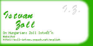 istvan zoll business card